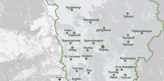 В Пермском крае новые случаи заражения COVID-19 выявлены в 21 территории